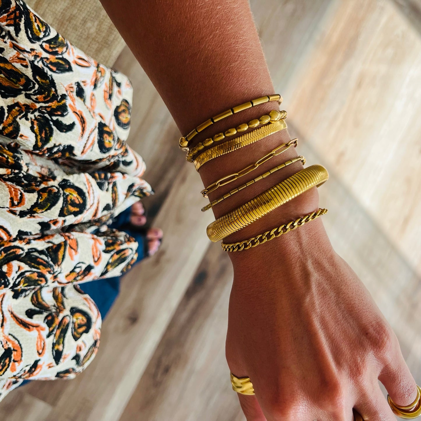 Herringbone Link Bracelet