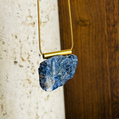 Raw Sodalite Necklace