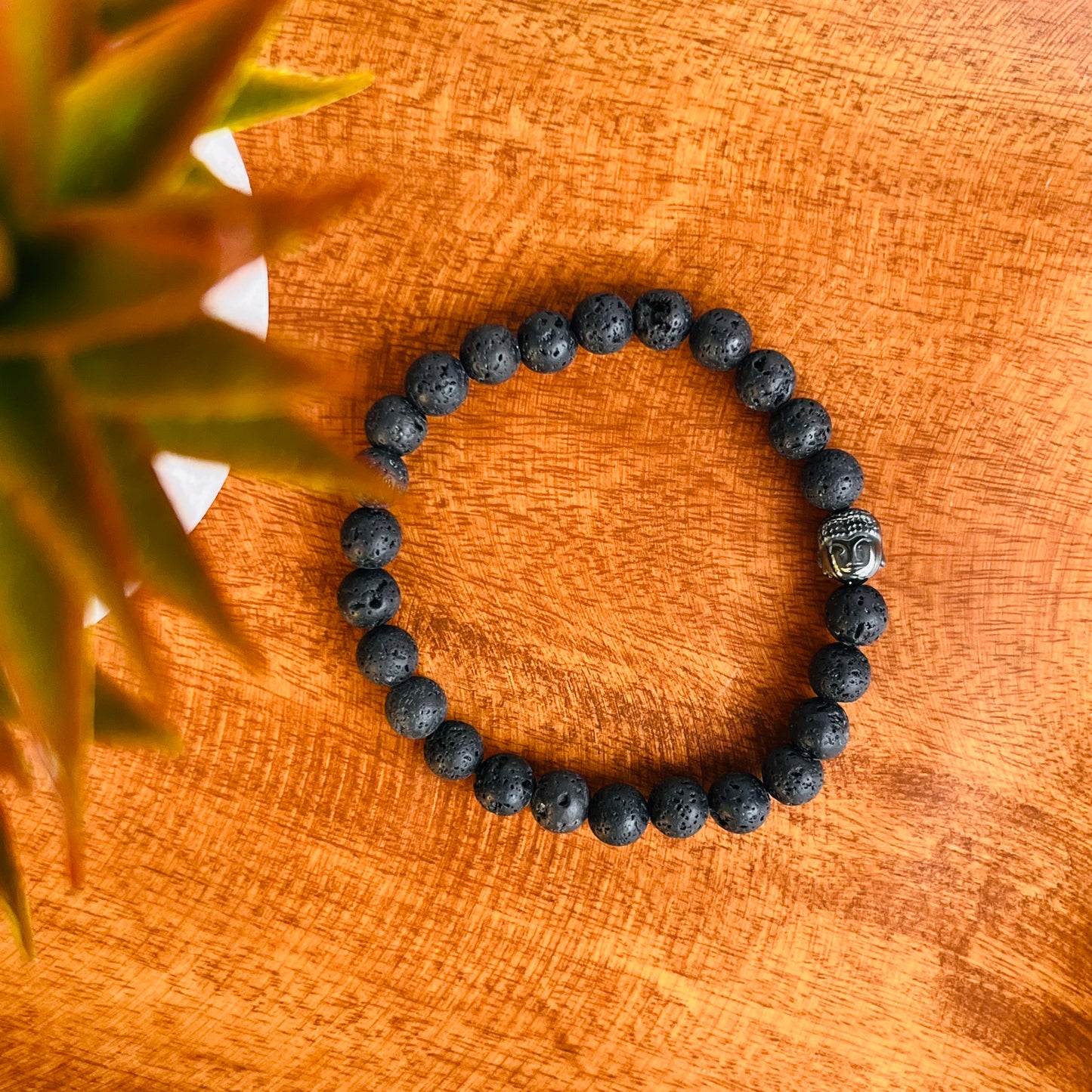 Lava Stone Men's Bracelet
