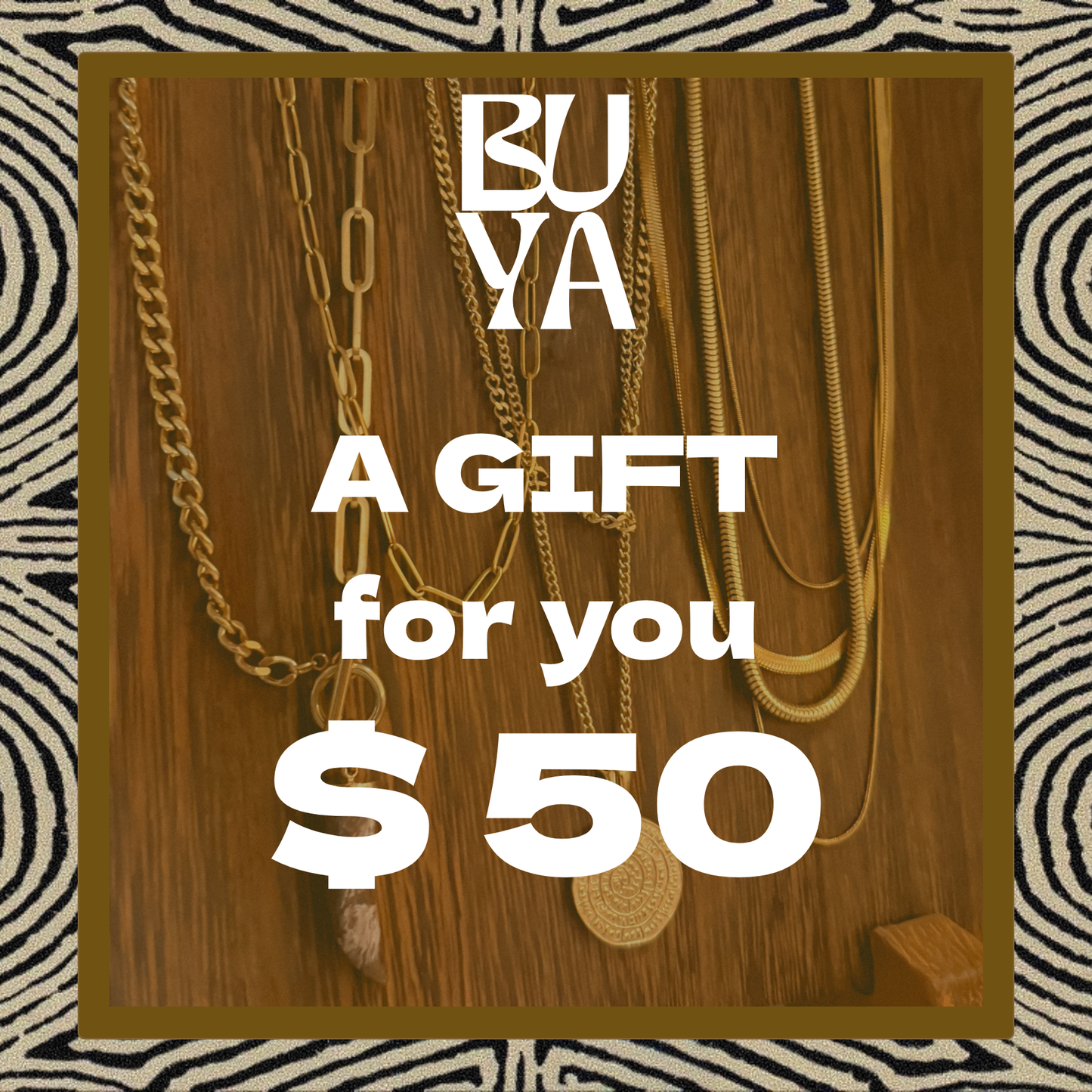 BUYA Jewelry Gift Card