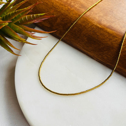 Endless Hematite Choker