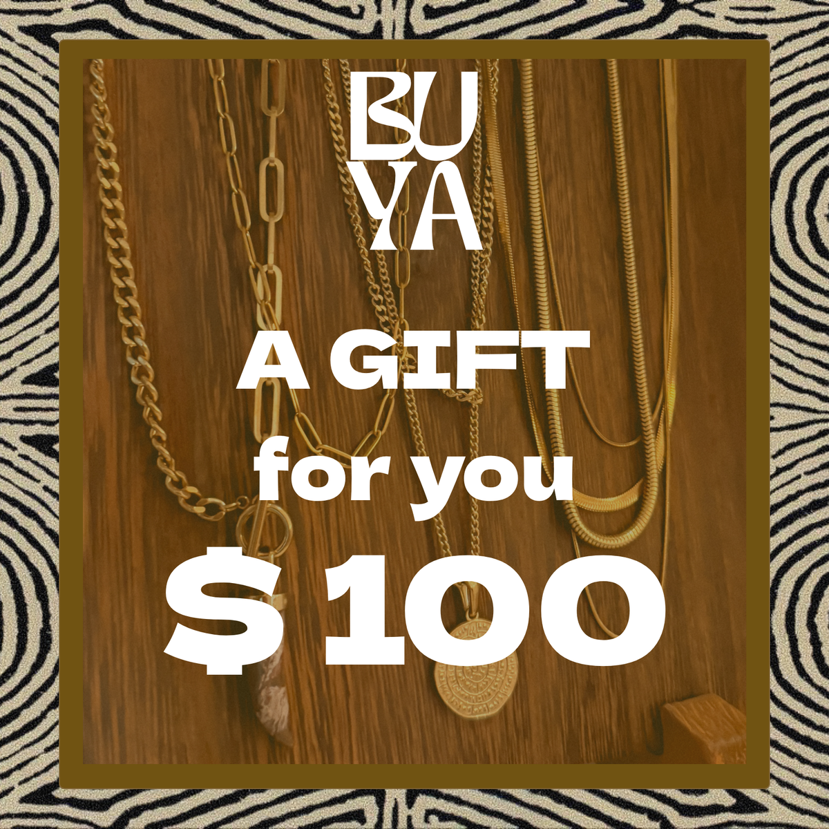 BUYA Jewelry Gift Card