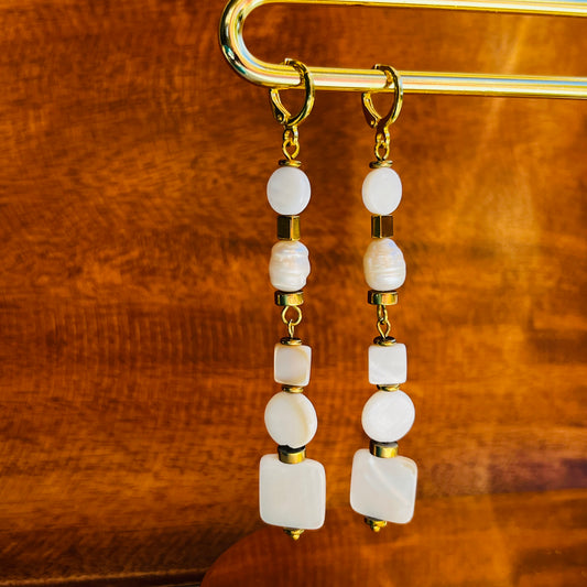 Ocean Drops - Mix of Gemstones Earrings
