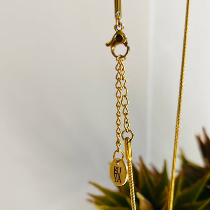 Raw Crystal Quartz Necklace