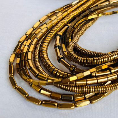 Edge Hematite Necklace