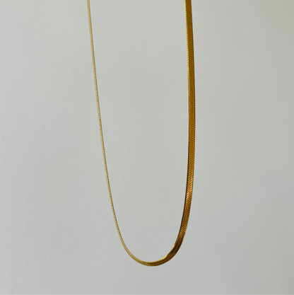 Classic Herringbone Link Necklace