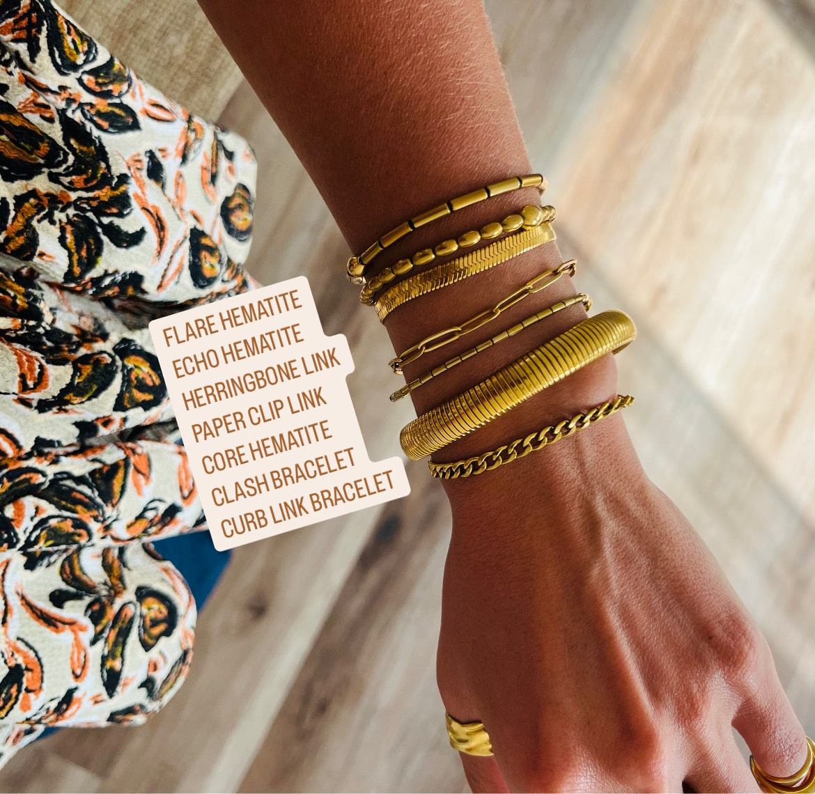 Trio Stack Set Hematite Bracelets