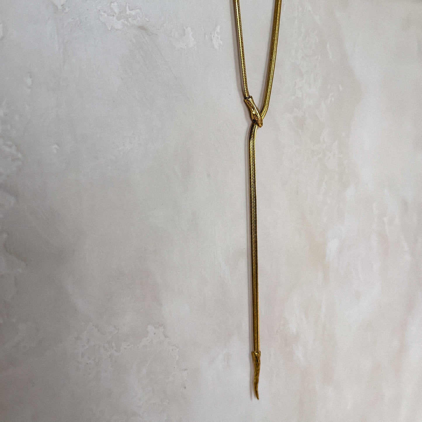 The Serpente Tie Necklace