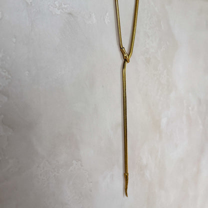 The Serpente Tie Necklace